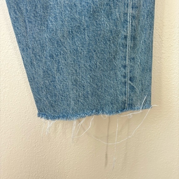 Everlane The Relaxed Straight Fit Jeans In Blue Women’s Sz 28 Reg Organic Cotton - Picture 4 of 8